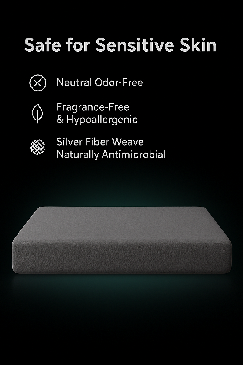 VitalGround™ Luxe (Coming Soon) — Conductive Grounding Sheet with Silver Fiber for Restorative Sleep & Whole-Body Wellness