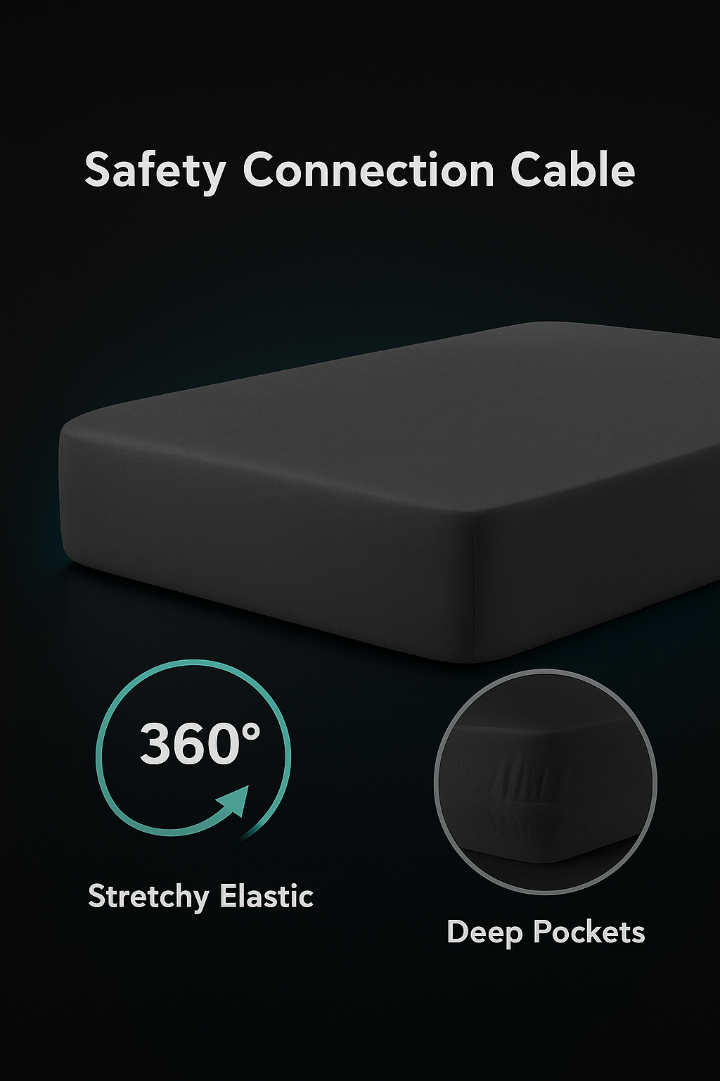 VitalGround™ Luxe (Coming Soon) — Conductive Grounding Sheet with Silver Fiber for Restorative Sleep & Whole-Body Wellness